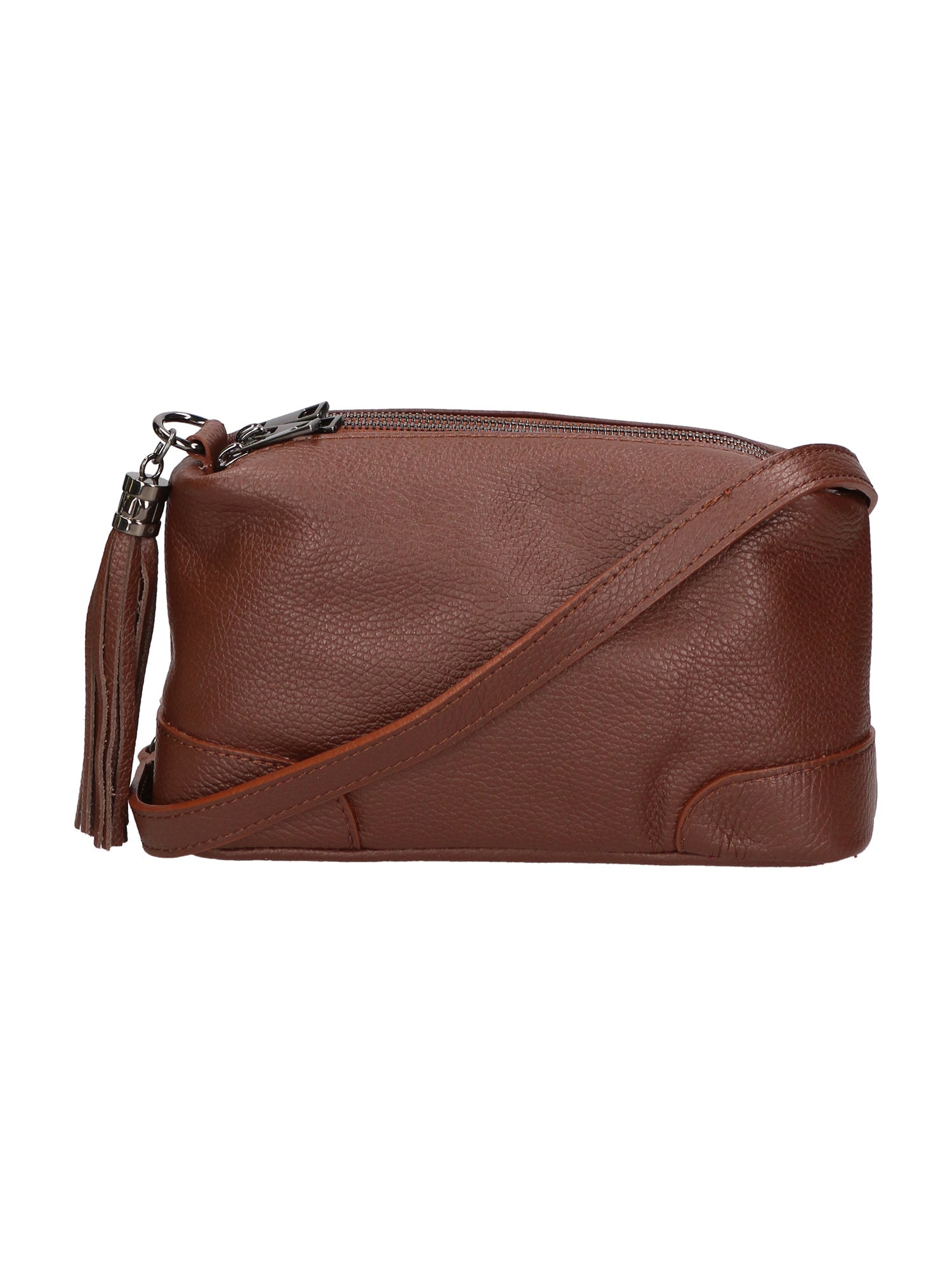 Lidia Borsa a mano da donna Vera pelle 06513-CIOCCOLATO Chiara Ferretti