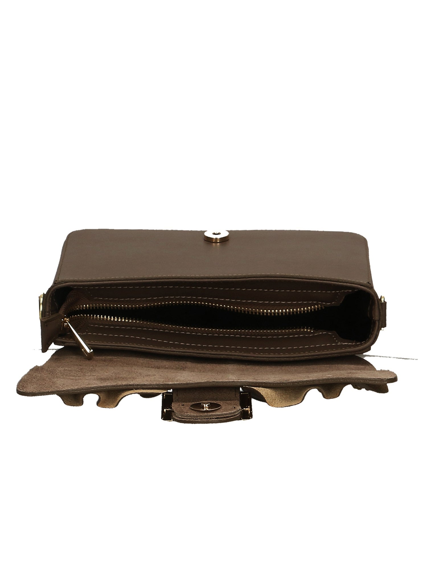 Morena Borsa a spalla da donna Vera pelle 1817-T.MORO DARK BROWN Chiara Ferretti