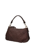 Novella Borsa a spalla da donna Vera pelle 7800-T.MORO Chiara Ferretti