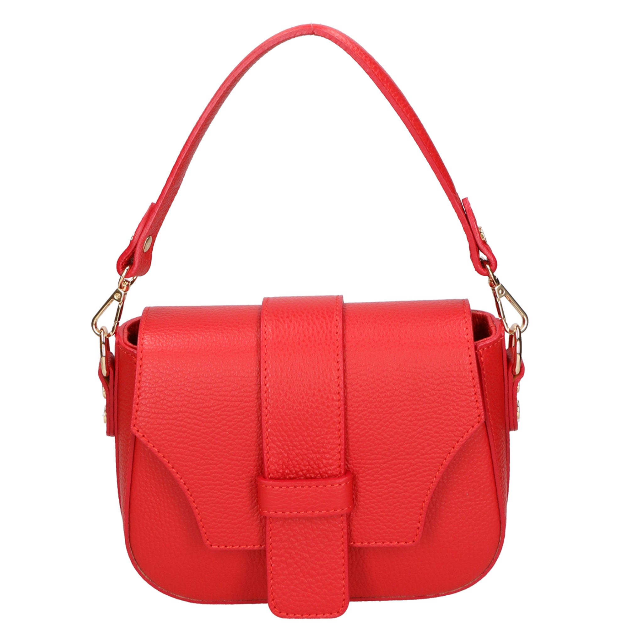 Ileana Borsa a spalla da donna Vera pelle 06282-D58 ROSSO FERRARI Chiara Ferretti