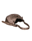 Gloria Damenhandtasche aus echtem Leder, hergestellt in Italien, 12 x 25 x 6 cm