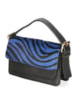 Aleide Borsa a mano da donna Vera pelle 04858-ZEBRA BLU Chiara Ferretti