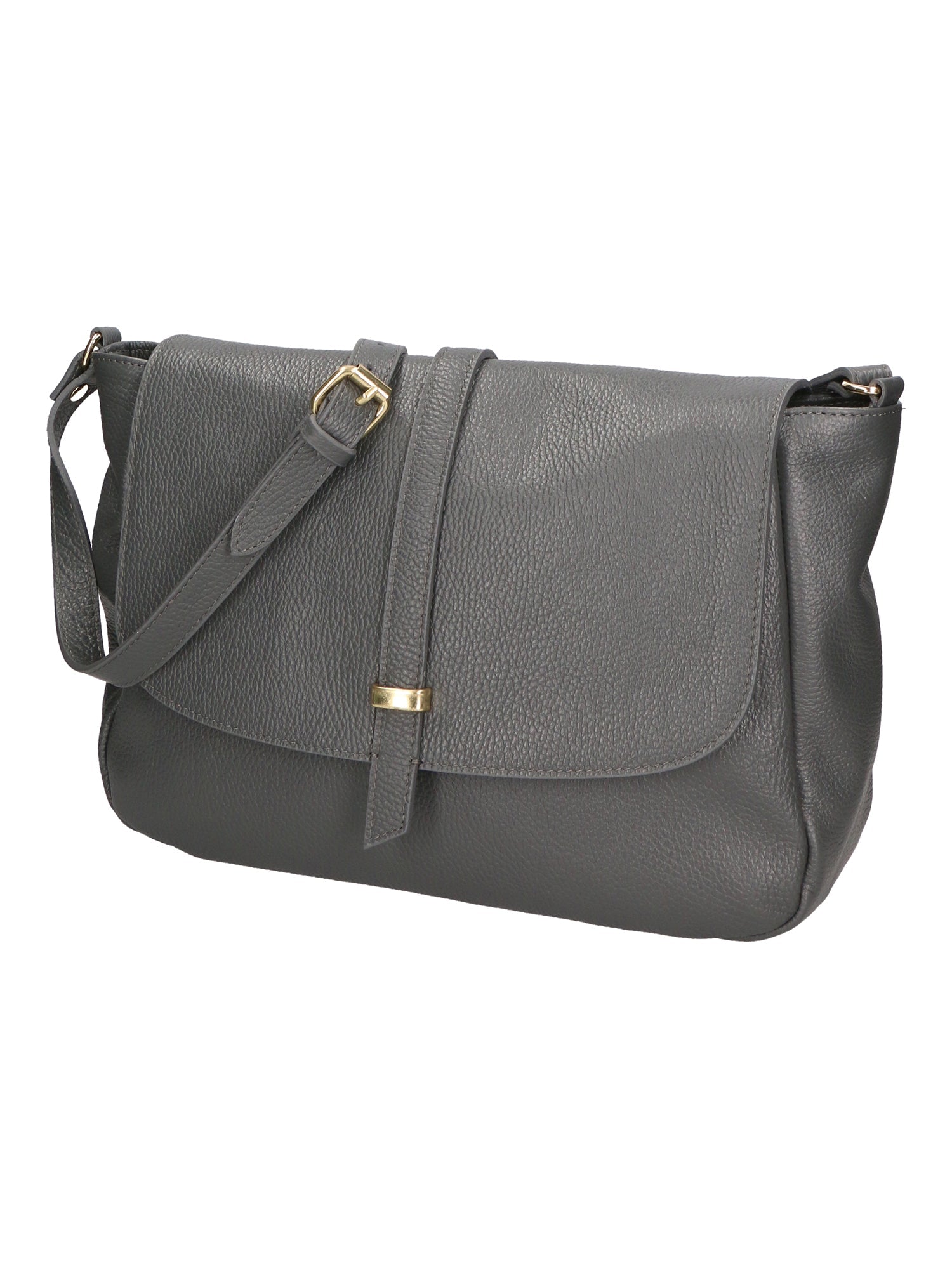 Veronica Borsa a spalla da donna Vera pelle 06519-D27 GRIGIO SCURO Chiara Ferretti