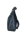 Ondina Borsa a spalla da donna Vera pelle 6569-BLU BLUE Chiara Ferretti