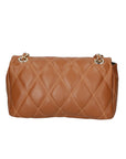 Ludovica Borsa a tracolla da donna Vera pelle 04228-D17 CUOIO SCURO DARK COGNAC Chiara Ferretti