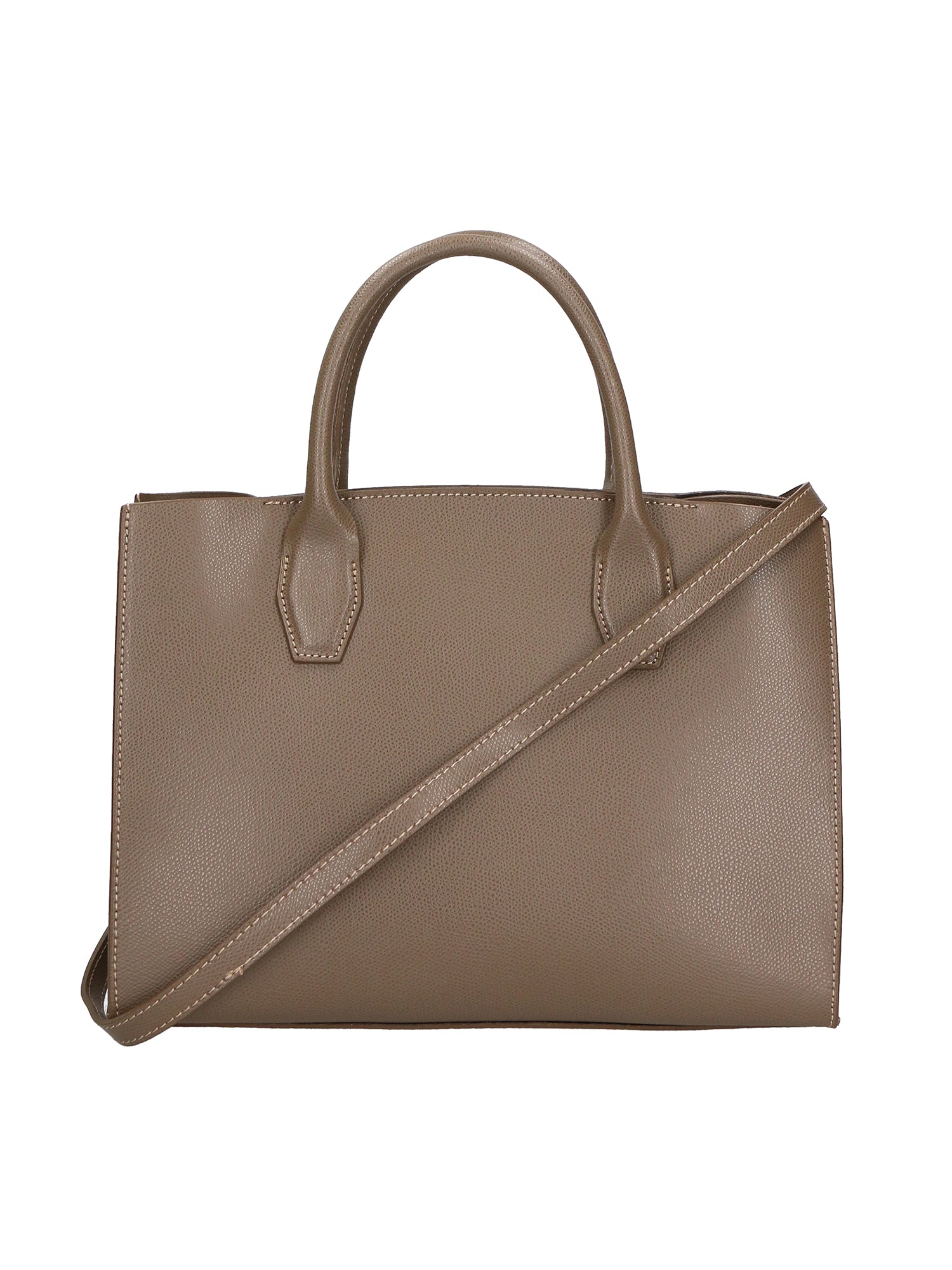 Lodovica Borsa a mano da donna Vera pelle 06544-FANGO SCURO Chiara Ferretti