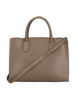 Lodovica Borsa a mano da donna Vera pelle 06544-FANGO SCURO Chiara Ferretti