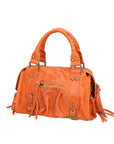 Erisia Borsa a spalla da donna Vera pelle 06091-ARANCIONE Chiara Ferretti