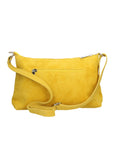 Embera Elite Borsa a tracolla donna Vera pelle scamosciata 8650-GIALLO Chiara Ferretti