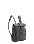 Zaino unisex in vera pelle 100% cotone 4590-NERO Alessia Firenze