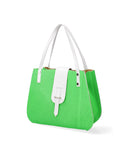 Palermo Borsa a spalla da donna Vera pelle 697756-VERDE Chiara Ferretti