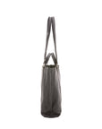 Borsa a spalla unisex in vera pelle Made in Italy 4610-NERO Alessia Firenze