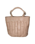 Olimpia Damenhandtasche aus echtem Leder, hergestellt in Italien, 24 x 28 x 14 cm