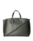 Lumena Borsa a mano da donna Vera pelle 2094-L135 VERDE BOTTIGLIA Chiara Ferretti