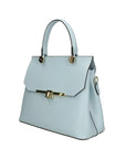 Borsa a mano da donna 100% vera pelle 7708-L366 CIELO Chiara Ferretti