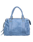 Elara Borsa a spalla da donna Vera pelle 06090-BLU JEANS Chiara Ferretti