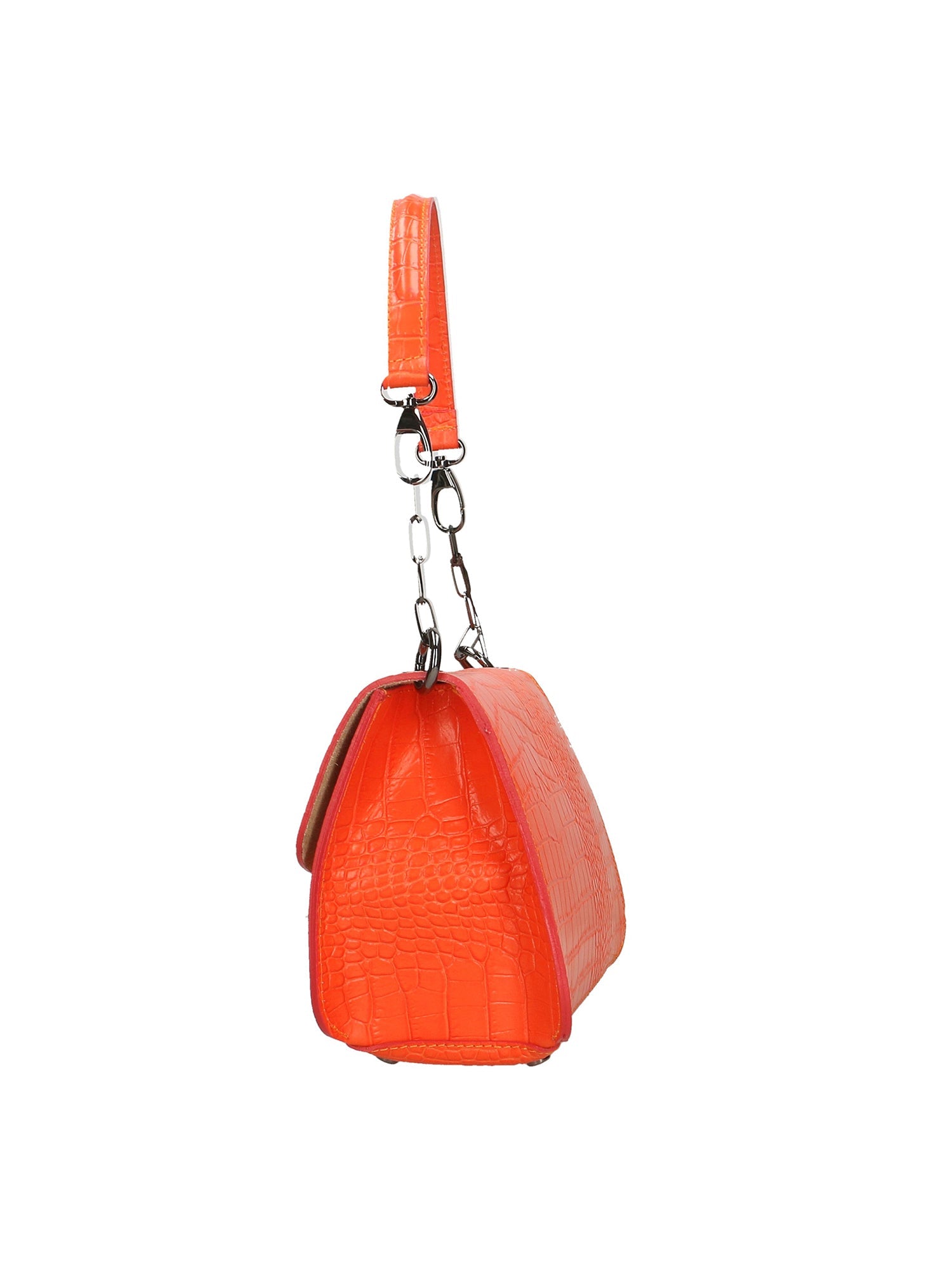 Nicole Borsa a spalla da donna Vera pelle 193746-ARANCIO ORANGE Chiara Ferretti