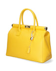Aleria Borsa a mano da donna Vera pelle 8005-D04 GIALLO Chiara Ferretti