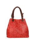 Elenia Borsa a mano da donna Vera pelle 80049-023 ROSSO Chiara Ferretti