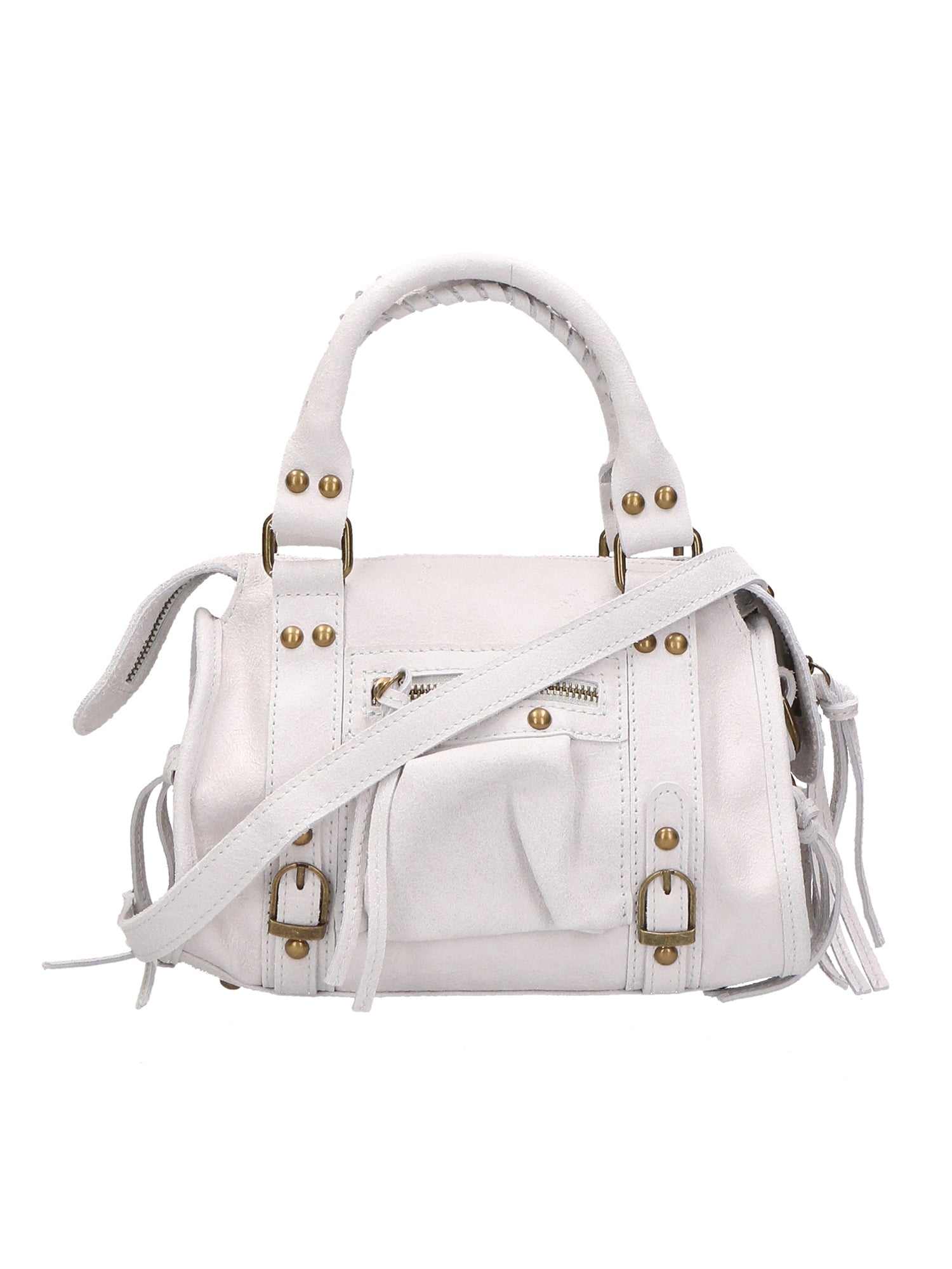 Erisia Borsa a spalla da donna Vera pelle 06091-BIANCO Chiara Ferretti