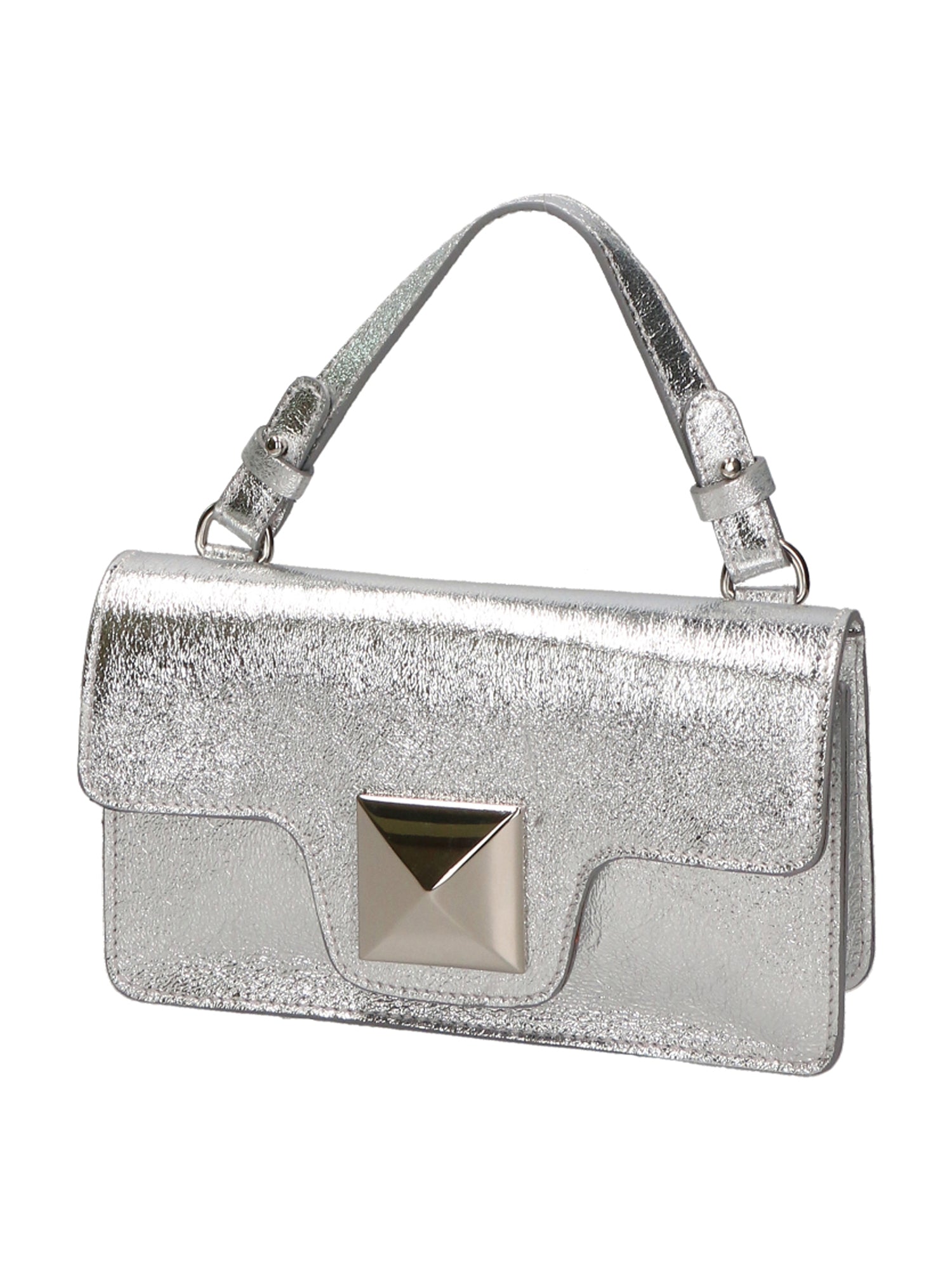Hellen Borsa a mano da donna Vera pelle 06010-L001 ARGENTO Chiara Ferretti
