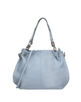 Ereba Borsa a mano da donna Made in Italy 100% pelle 3305-S92 CELESTE Chiara Ferretti
