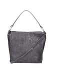 Valtera Damen-Schultertasche aus echtem Leder, hergestellt in Italien, 32 x 31 x 15 cm