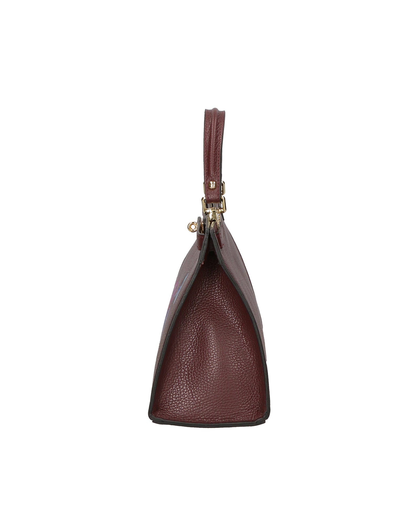 Nina Borsa a mano da donna 100% pelle 04263-D54 BORDO SCURO DARK BORDEAUX Chiara Ferretti