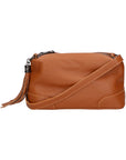 Lidia Borsa a mano da donna Vera pelle 06513-CUOIO SCURO Chiara Ferretti