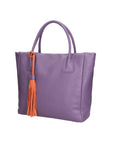 Verdiana Borsa a mano da donna Vera Pelle 06505-D87 VIOLET Chiara Ferretti