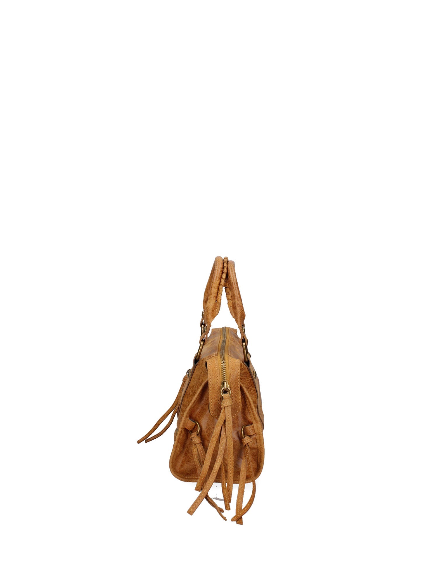 Erisia Borsa a spalla da donna Vera pelle 06091-005 CUOIO CHIARO Chiara Ferretti