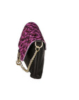 Alda Damen-Clutch aus echtem Leder, hergestellt in Italien, 10 x 18 x 5 cm