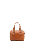 Borsa a bauletto unisex in vera pelle 100% cotone 4528-MIELE Alessia Firenze