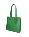 Germana Borsa a spalla da donna 100% pelle 05924-B47 VERDE MELA Chiara Ferretti