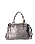 Novara Borsa a spalla da donna Vera pelle 06090 LM-L020 FERRO Chiara Ferretti