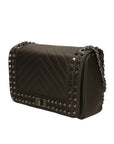 Bologna Borsa a spalla da donna Vera pelle 6590-T.MORO DARK BROWN Chiara Ferretti