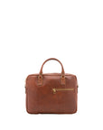 Borsa a mano unisex in vera pelle Made in Italy 4318-MARRONE Alessia Firenze
