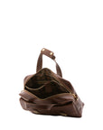 Borsa a mano unisex in vera pelle Made in Italy 4575-TESTA DI MORO Alessia Firenze