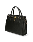 Dorotea Borsa a mano da donna 100% pelle 80040-D28 NERO BLACK Chiara Ferretti