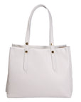 Iris Borsa a spalla da donna 100% pelle 06245-BIANCO WHITE Chiara Ferretti