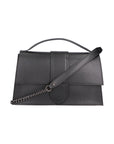 Lina Damenhandtasche aus echtem Leder, hergestellt in Italien, 20 x 34 x 9 cm
