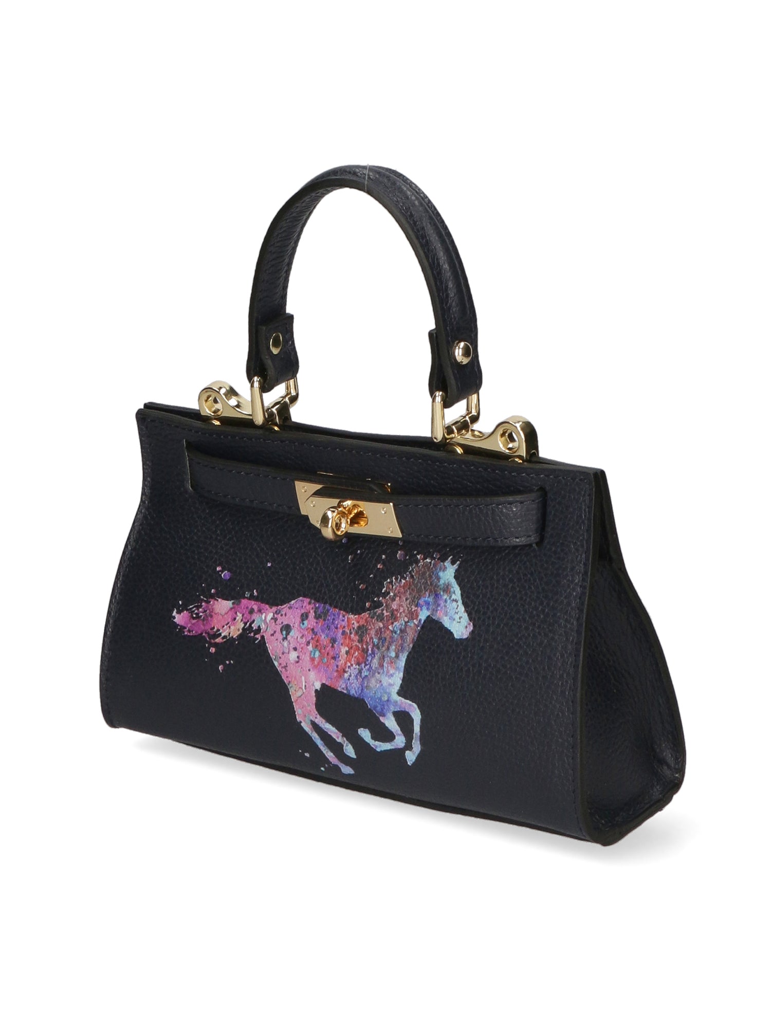 Noel Borsa a mano da donna Vera pelle 04265-D26 BLU SCURO DARK BLUE Chiara Ferretti