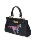 Noel Borsa a mano da donna Vera pelle 04265-D26 BLU SCURO DARK BLUE Chiara Ferretti