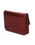 Nohemi Portafoglio donna vera pelle Zip 524072-ROSSO RED Chiara Ferretti