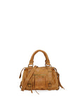 Erisia Borsa a spalla da donna Vera pelle 06091-031 CUOIO SCURO Chiara Ferretti