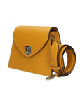 Eolara Borsa a spalla da donna Vera pelle 193842-SENAPE Chiara Ferretti
