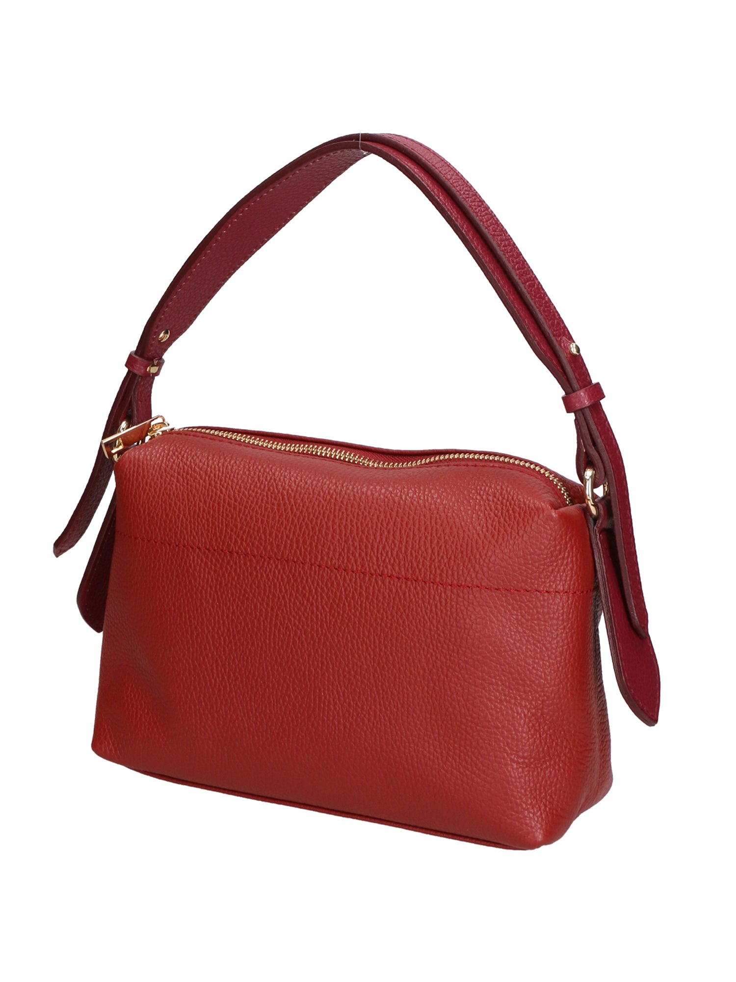 Vivienne Borsa a spalla da donna Vera pelle 06674-D10 RUBINO + D34 BORD Chiara Ferretti