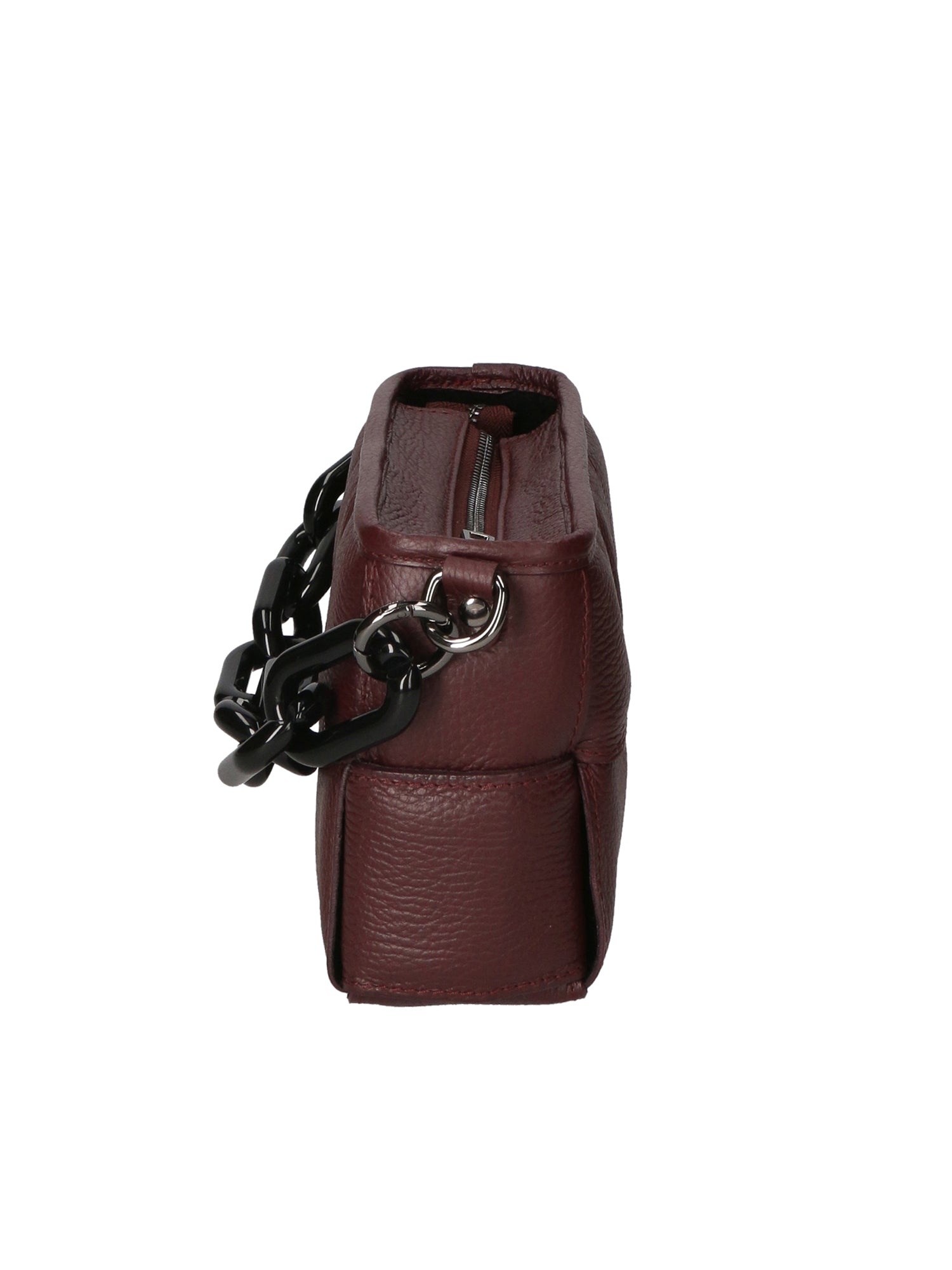 Lucrezia Borsa a mano da donna Vera pelle 03901-D54 BORDO SCURO DARK BORDEAUX Chiara Ferretti
