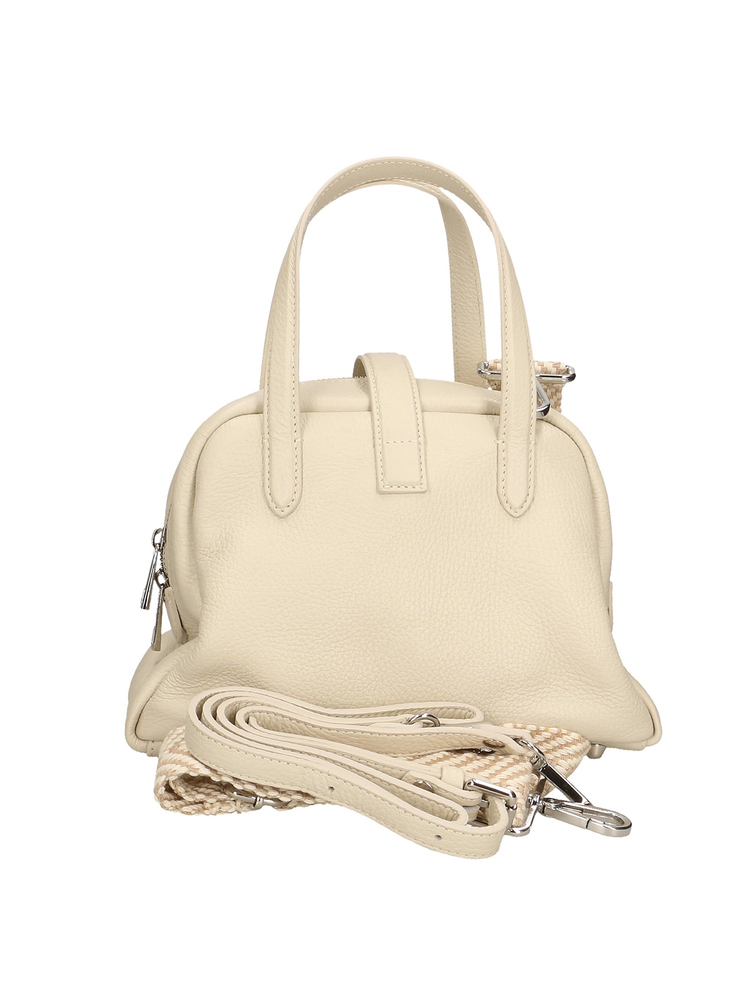 Orietta Borsa a mano da donna Vera pelle 01669-D37 LATTE MILK Chiara Ferretti