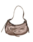 Gloria Damenhandtasche aus echtem Leder, hergestellt in Italien, 12 x 25 x 6 cm